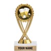 5.5" Gold Beer Pong Trophies, Custom Olympia Beer Pong Trophy