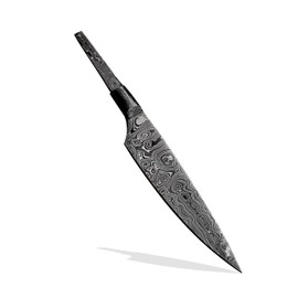 Custom Hand Forged Damascus Steel Blank Blade Chef Knife - Kitchen Knife Forged Bolster Damascus Billet Bar Handmade Knife Making Supply | Hercules Knives