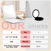 MIYADIVA Compact Mirror, 30X Magnifying Mirror, Pocket Mirror for Purse,