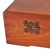Wooden Sketching Pencil Box Antique Solid Wood Square Children Stationery