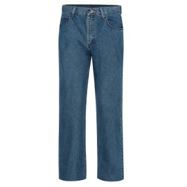 Red Kap mens Relaxed Fit jeans, Stonewash, 34W x 30L US