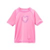 Kanu Surf Girls Rash Guard Shirt, Charlotte Pink,