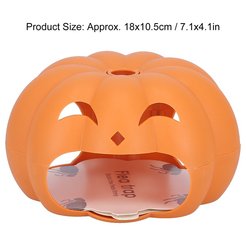 Pumpkin Shape Fleas Killer Light Trapping Mosquito Moth Insect Catcher