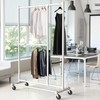 Simple Houseware Dual Bar Adjustable Clothing Garment Rack, 72 Inches