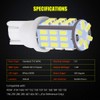 20pcs Super Bright RV Trailer 921 194 T10 3014 42-SMD