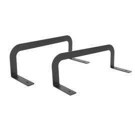 2PCS Mattress Retainer Bar Avoid Slip, Metal Stabilizer Stopper Holder in Place to Avoid Sliding, Adjustable Beds, Steel, Black