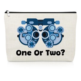 Eye Doctor Gifts for Women Funny Optometry Makeup Bag Thank You Gifts for Her Eye Doctor Optometrist Ophthalmologist Cosmetic Bag Christmas Retirement Present for Ophthalmic Assistant Travel Pouch