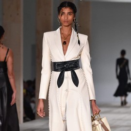 Glamorstar Wrap Belts for Women Dresses Wide Leather Cinch Tie Knot Waist Belts Black 108.3IN/275CM