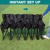 1MORE Soccer Bench - Portable Folding Team Bench, 6 Seats