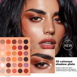 MAFFICK Paleta de Sombras de Ojos, 30 Colores, Acabados Mate, Brillante y Metálico (03, 236g)