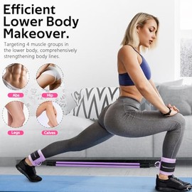 RENRANRING Ankle Resistance Bands with Cuffs, Exercise Bands for Legs and Butt, Home Gym Workout Equipment, Butt Exercise Equipment Booty Bands Ankle 
