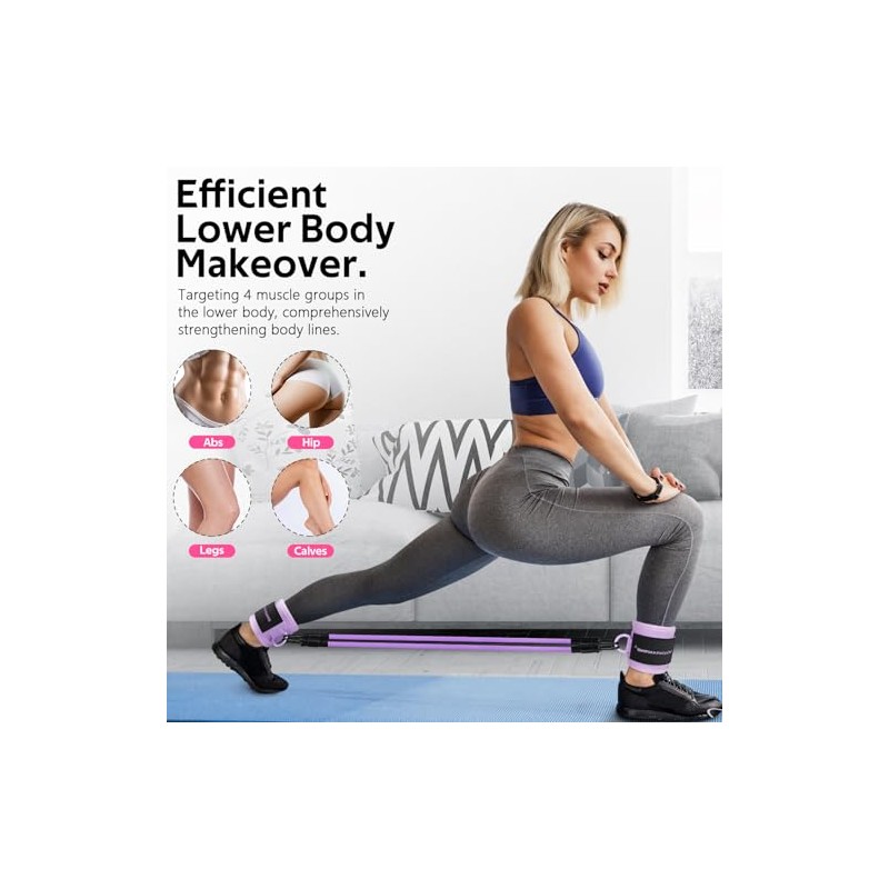 RENRANRING Ankle Resistance Bands with Cuffs, Exercise Bands for Legs
