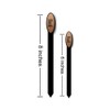 Herb Stakes 08in 12/Set Metalgraph Acrylic Oval Top Brushed Silver