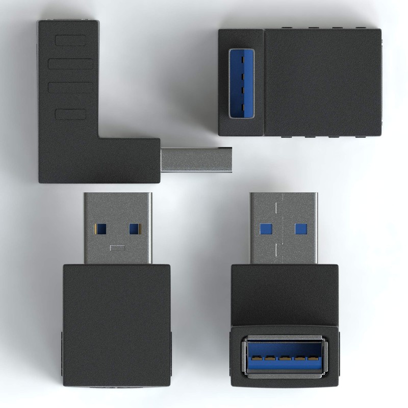JAMEGA - USB 3.0 Angle Adapter 270° | Pack of