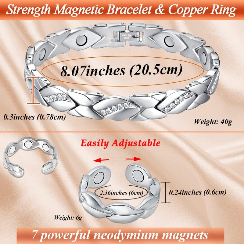 Cigmag Magnetic Bracelet for Women Titanium Steel Bracelets Ultra Strength