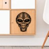 Large 210mm 'Grinning Alien' Transparent/Clear Sticker Decal for Windows/Cars/Walls (DC00141418)
