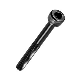 Kozelo 50pcs Socket Head Cap Screws - [M4-0.7 x 35mm] Alloy Steel Black Oxide Grade 12.9 Internal Hex Screw for 3D Printer Furniture Industrial Use, Black