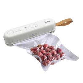 ELOD Suseal Vacuum Sealer Compact Food Sealer Cordless Vacuum Packing, Ranking Vacuum Pump, Food Saver, Food Vacuum Storage, Refrigeration, Compact, Oxidation, Low Temperature Cooking, Includes 5