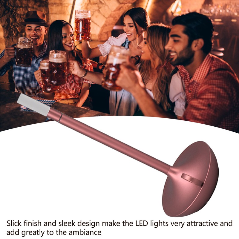 Cordless Table Lamp Innovative Candle Shape 3 Levels Brightness Dimmable