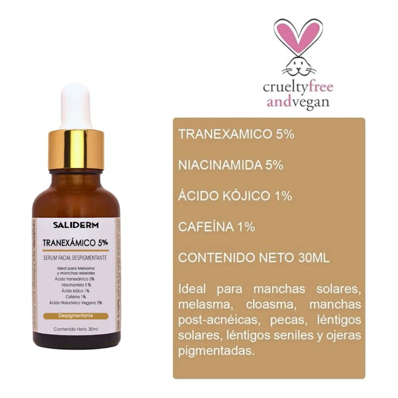 Ácido Tranexamico 5% Para Ojeras Y Manchas Rebeldes (2 Pack)
