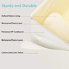 GUOHNHE Storage Bins with Zipper, Cube Organizer Basket with Lid,