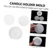 TEHAUX 1 Set Coaster Mold for Epoxy Resin Flexible and