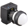 Fuji Electric DR22D0L-M9W Indicator Light, LED Illumination, Round Frame, Dome