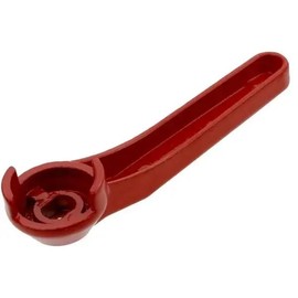 cyclingcolors Lever Handle for Ball Valve Red Lever Aluminium Tap Single Lever Handle Shut-off Valve Ball Outlet Valve 1/2 Inch
