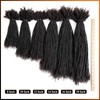 100% Real Human Hair 0.2cm Width 8 Inch Loc extensions