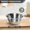 Artcome 18 Pack Stainless Steel Condiment Sauce Cups Great for