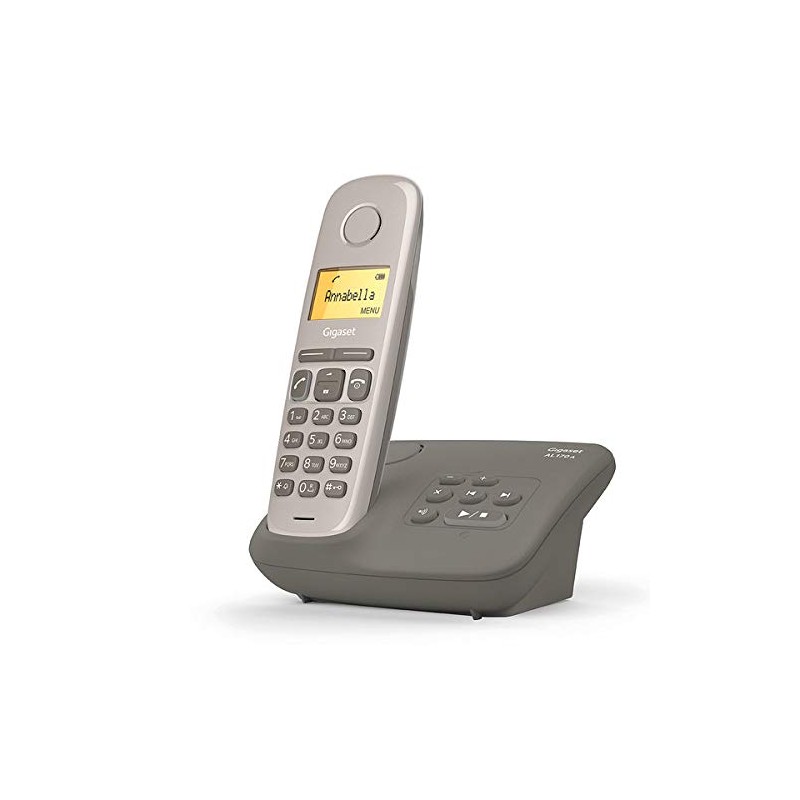 Gigaset AL170A Solo Cordless DECT/Gap Answering Machine, Taupe