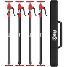 XINQIAO Cabinet Jacks for Installing Cabinets, Heavy Duty Third Hand Tools Adjustable Support Pole from 49.2 in to 114.2 in, 4 PCS