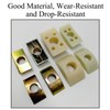 10 Pcs Half Moon Nuts, M6 Nylon Furniture Connector Nuts