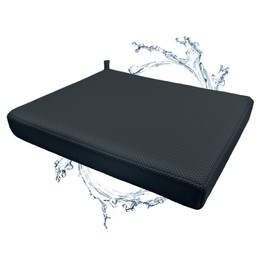 Gwremzlox Shower Seat Cushion,Thickened Shower Chair Cushion 4D Air Fiber Material,Machine Washable and Fast Drying Suitable for Shower Seats Bathtub Baths, Poolside & Rest Dressing Room Seats，Black