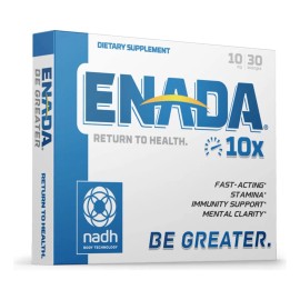 Enada 10x Nadh Suplemento Energía 30 Pastillas