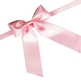 IHKFILAN Double Faced Satin Ribbon 1 Inch x 25 Yards Double Sided Solid Polyester Ribbon for Gift Wrapping Party Hair Braids Bow Decoration Floral Arrangement Craft Supplies, Rose Pink