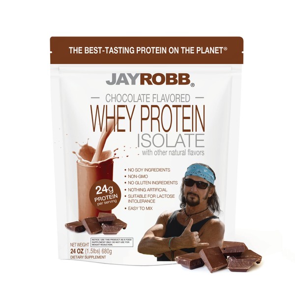 Jay Robb Whey Protein (Chocolate, 1.5 Pound)