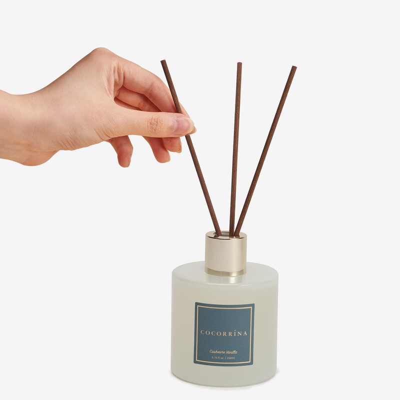Cocorrína Premium Reed Diffuser Set with Preserved Baby's Breath &