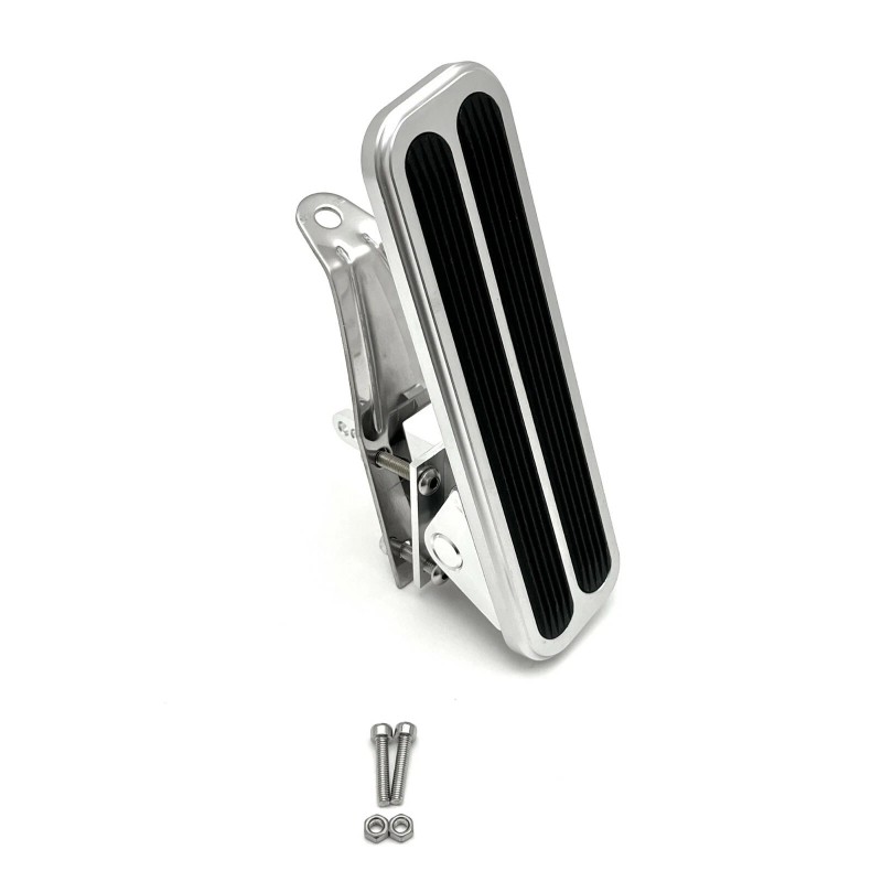 Hot Rod Chrome Universal Gas Pedal Floor Mount Throttle Pedal