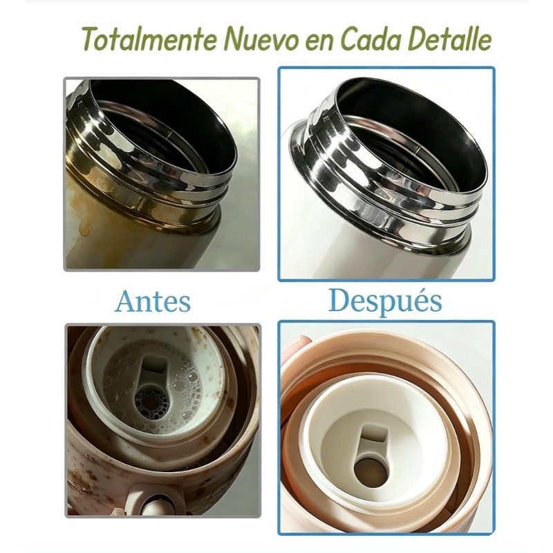 Cepillo Limpiador 3 en 1 para Termos y Botellas –