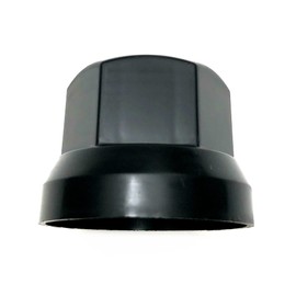 MelTruck Wheel Nut Caps Protection Cover Diameter 33 mm for Screws for Trucks (40, Black, Height - 41 mm)