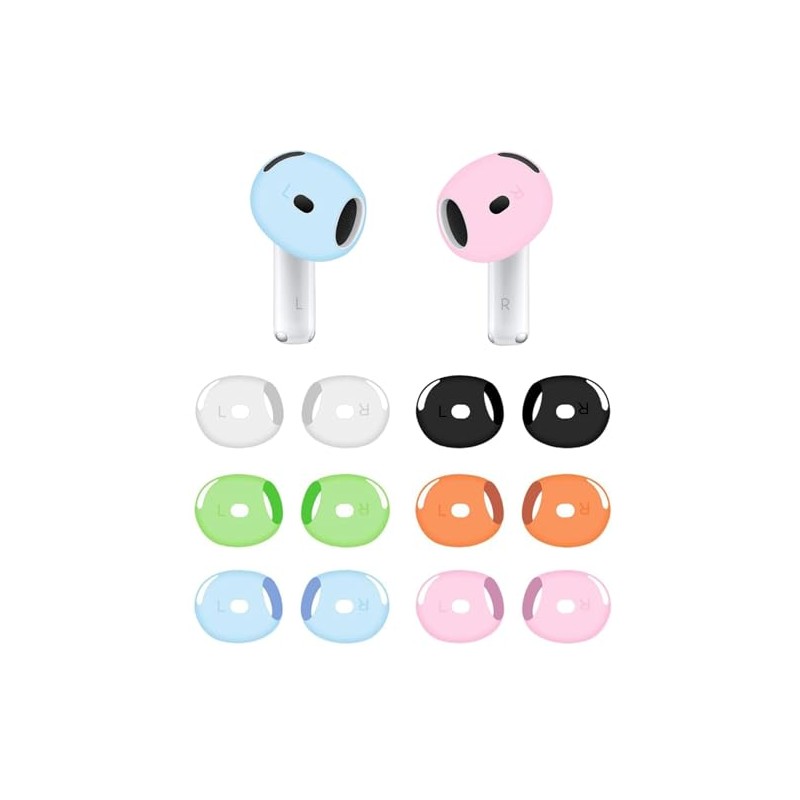 BLUEWALL Fit in Case Eartips Compatible with AirPods 4 Earbuds
