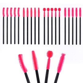 20 Pcs Sewing Machine Cleaning Brushes, Silicone Sewing Machine Cleaning Brushes Silicone Bristle Cleaning Brush for Sewing Machine Cleaning Supplies (Rose Red)