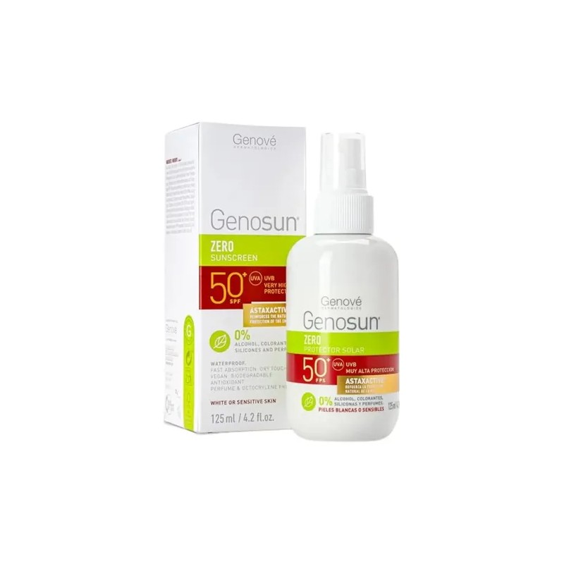 Genové Genosun Zero Protector Solar 50 Astaxactive 125ml