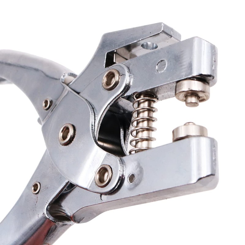 WANGCL 5mm Single Hole Punch and Eyelet riveting Pliers Set