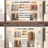 Aheaplus 21.3" Closet System with 4 Drawers, Wood Closet Organizer