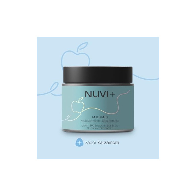 NUVI+ Multivitamínico en gomita para hombre | Con ingredientes precursores