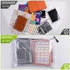 Mesh Zipper Pouch, 6PCS Waterproof Plastic Mesh Zipper Bag, A3