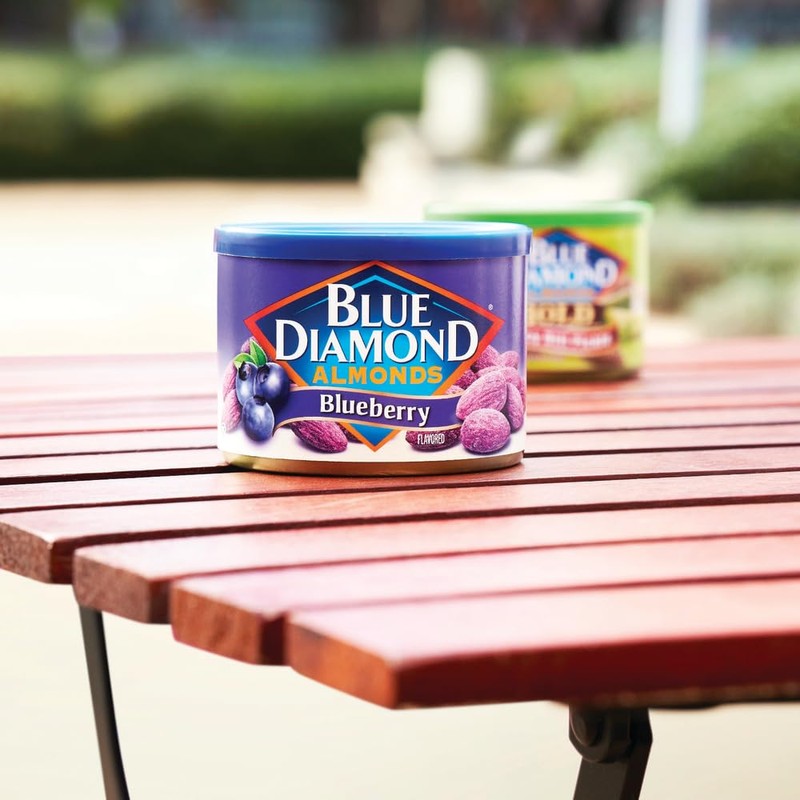 Blue Diamond Almonds, Classic Blueberry Flavored Sweet Snack Nuts perfect