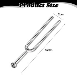 EUYKQNOI Tuning Fork 440 Hz 440 Hz Stainless Steel Tuning Fork with Fleece Drawstring Bag for Standard Instruments Violins Guitar Tuner Equipment